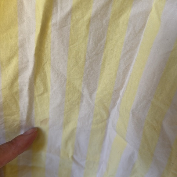 A New Day Yellow striped Button Down Shirt Size L - Picture 3 of 7